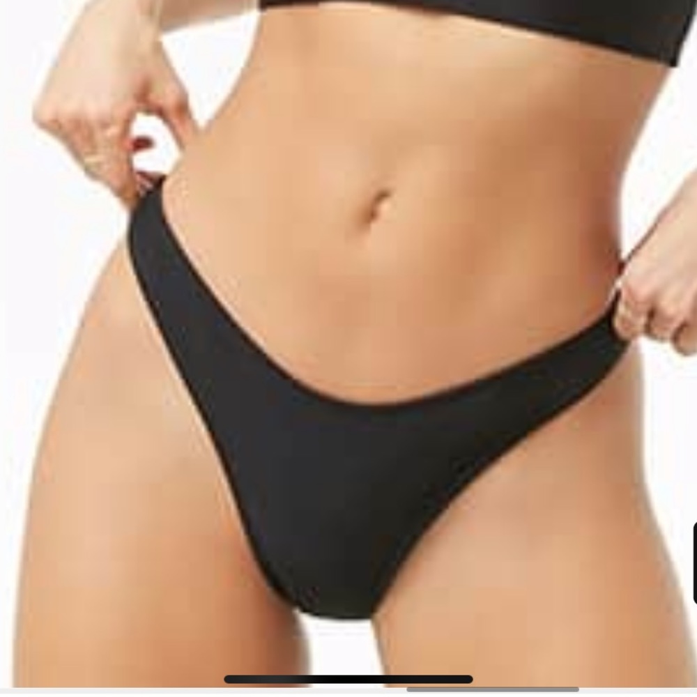 NWT High Leg Bikini Bottoms